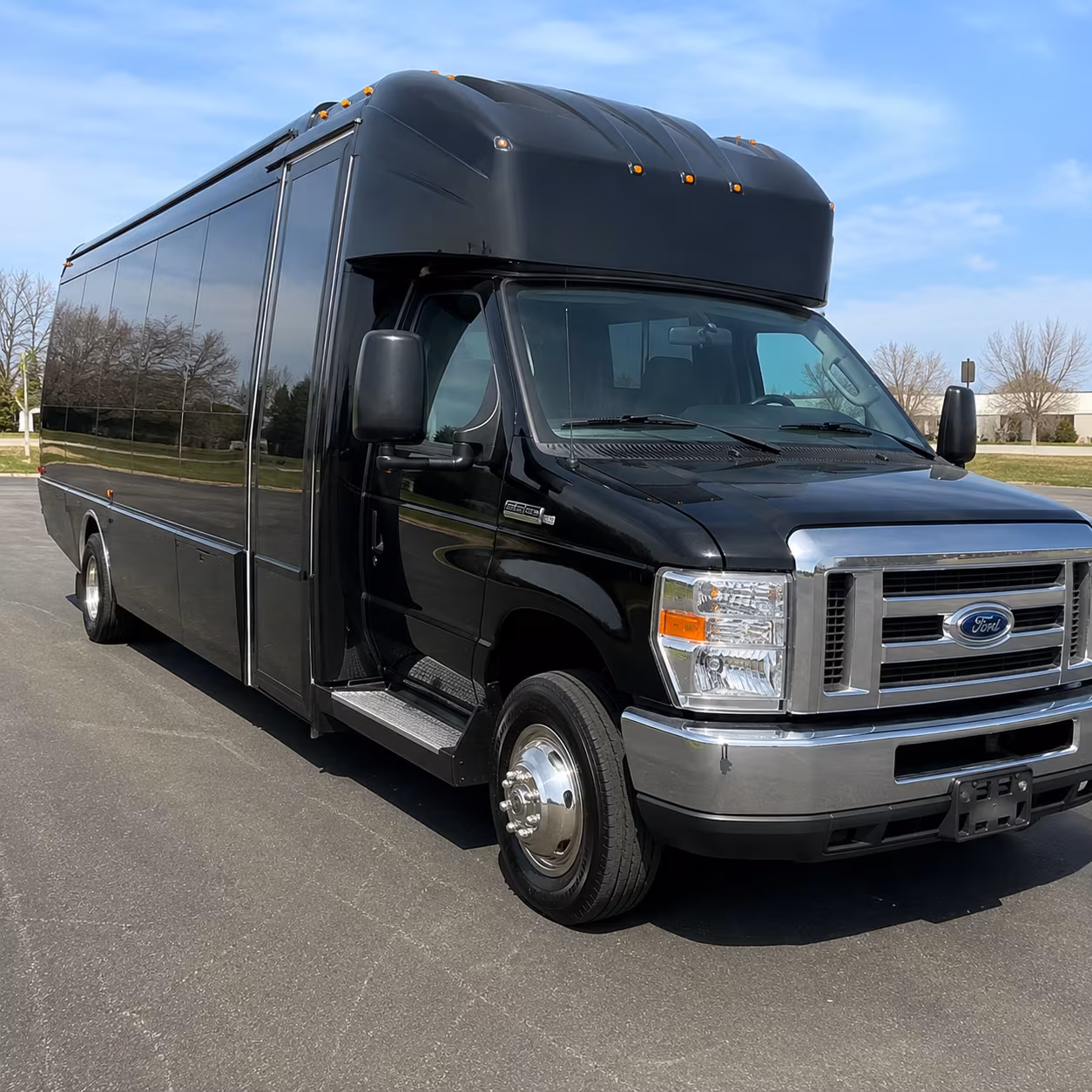 bridal party bus rentals for getting ready and ceremony transfers in stamford