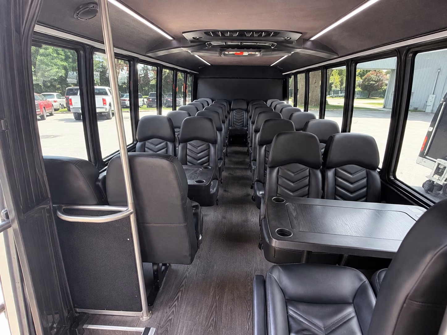 stamford 20 passenger minibus interior
