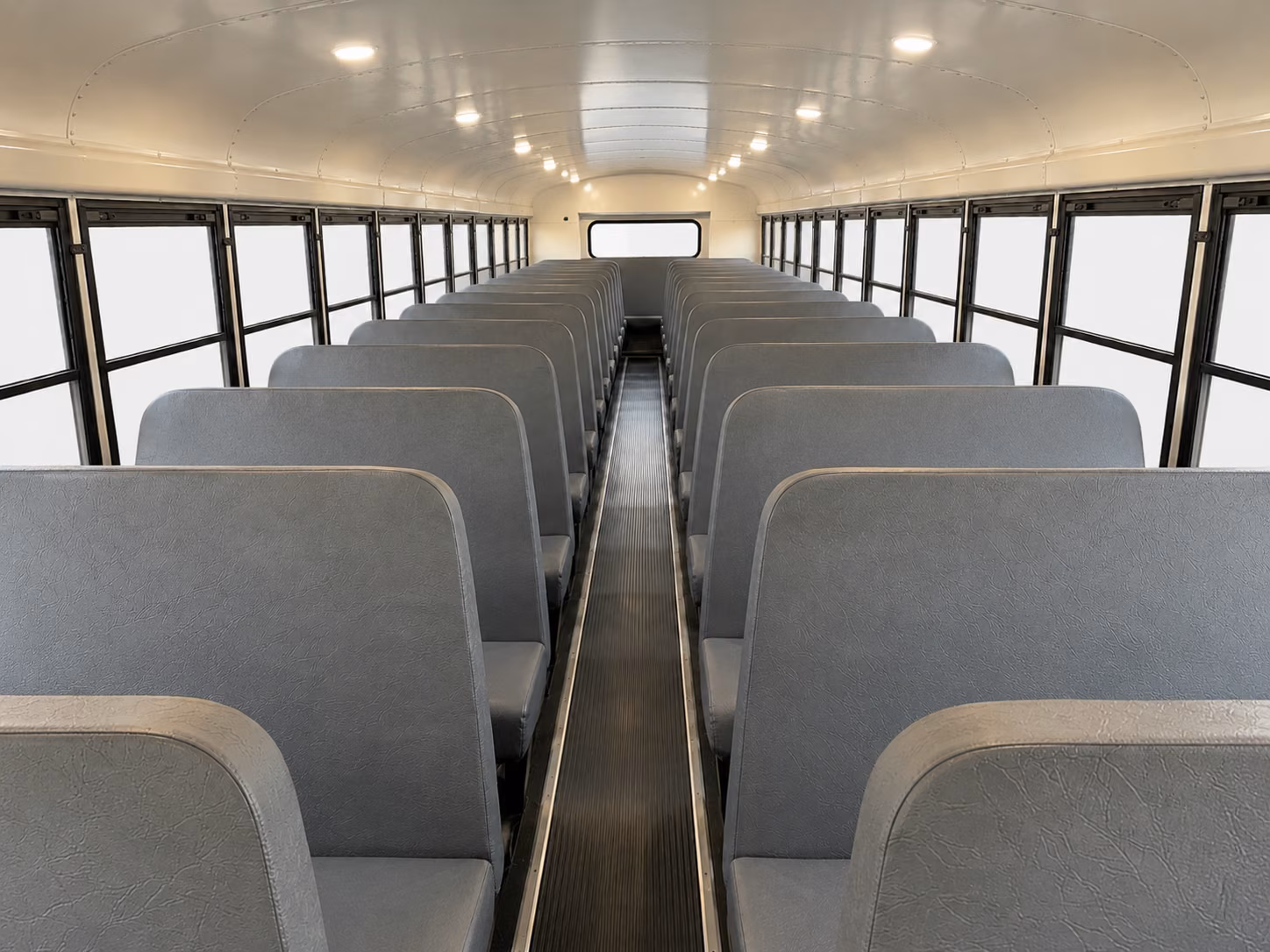stamford school bus interior