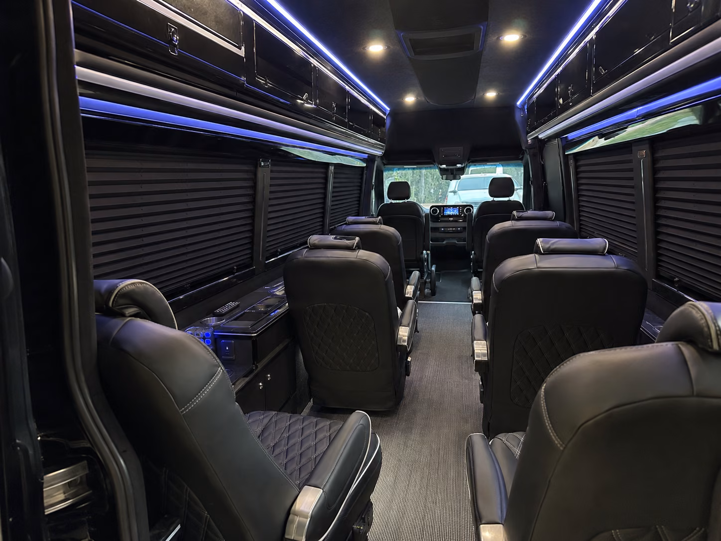 stamford sprinter van with driver interior